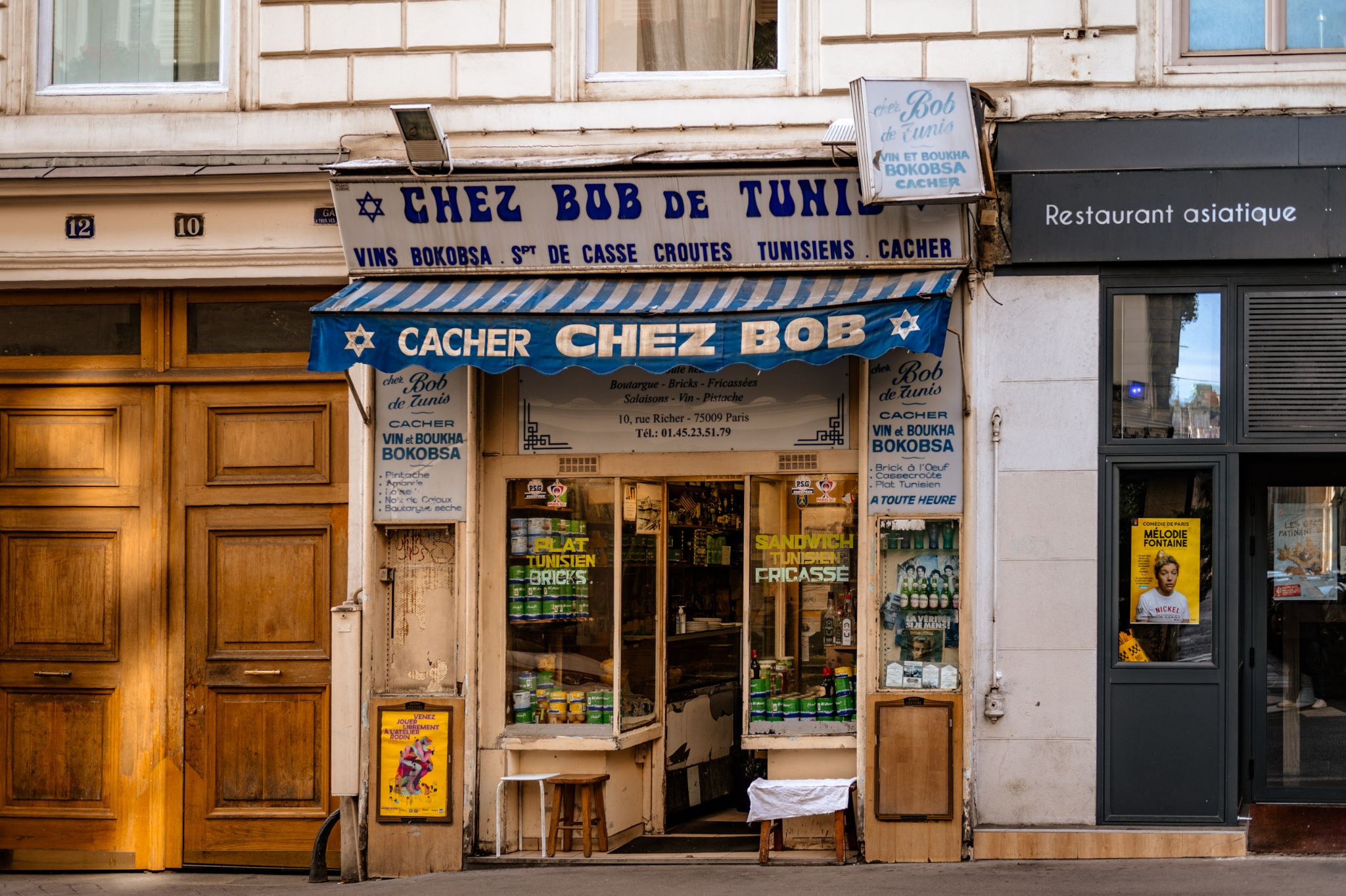 Chez Bob, sandwich tunisiens, Paris 9