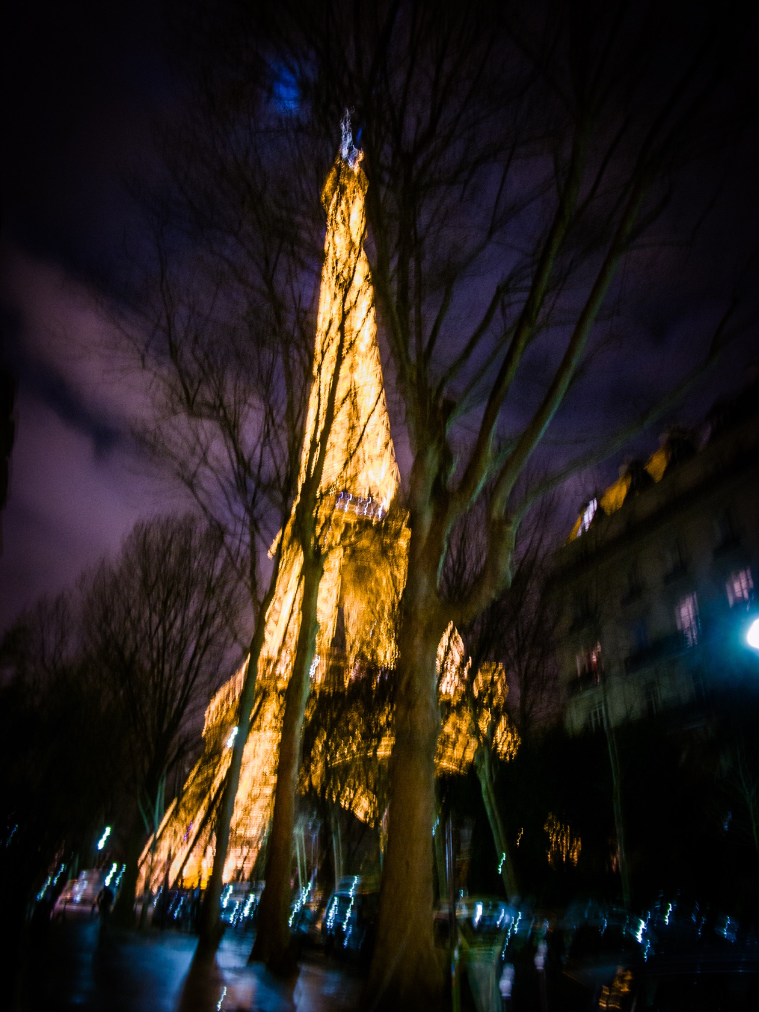 Eiffel Tower from Avenue de la Bourdonnais