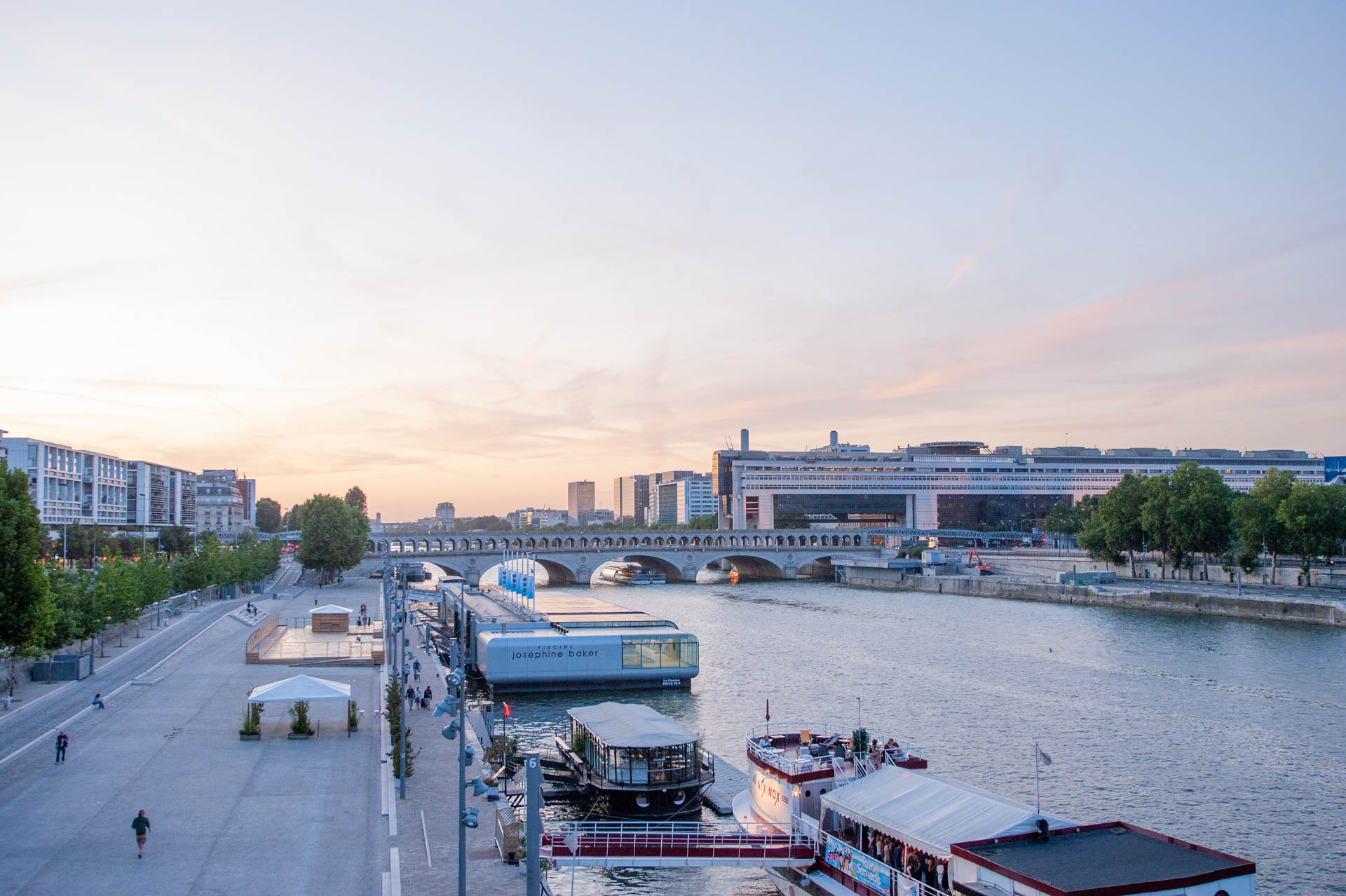 Pont de Bercy from Passerelle Simone de Beauvoir, Paris 12