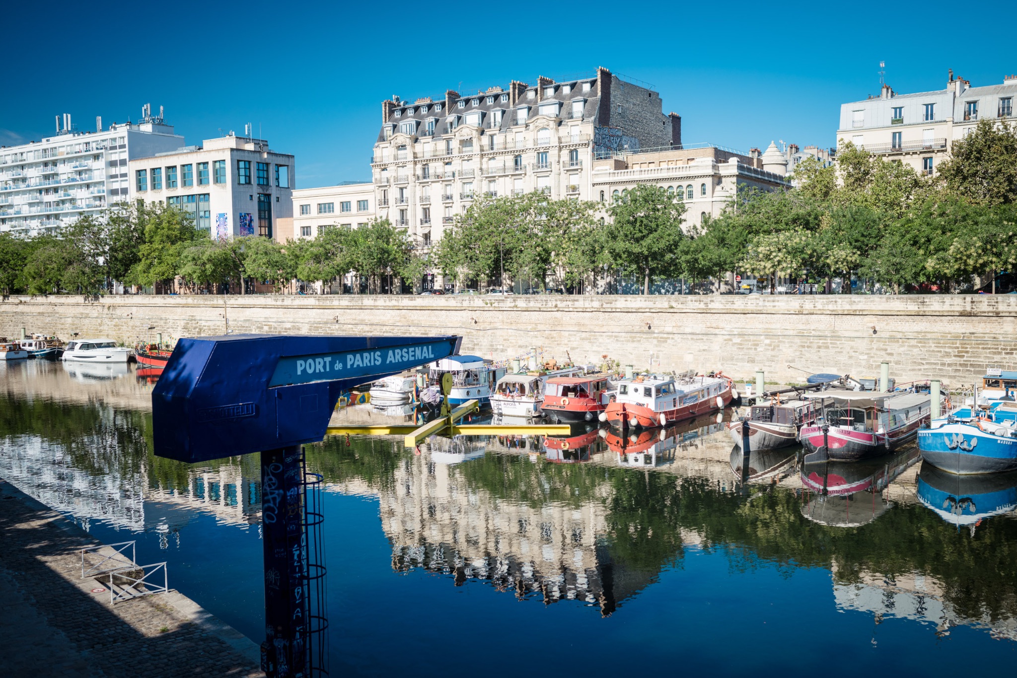 Bassin de l'Arsenal, Bastille, Paris 12