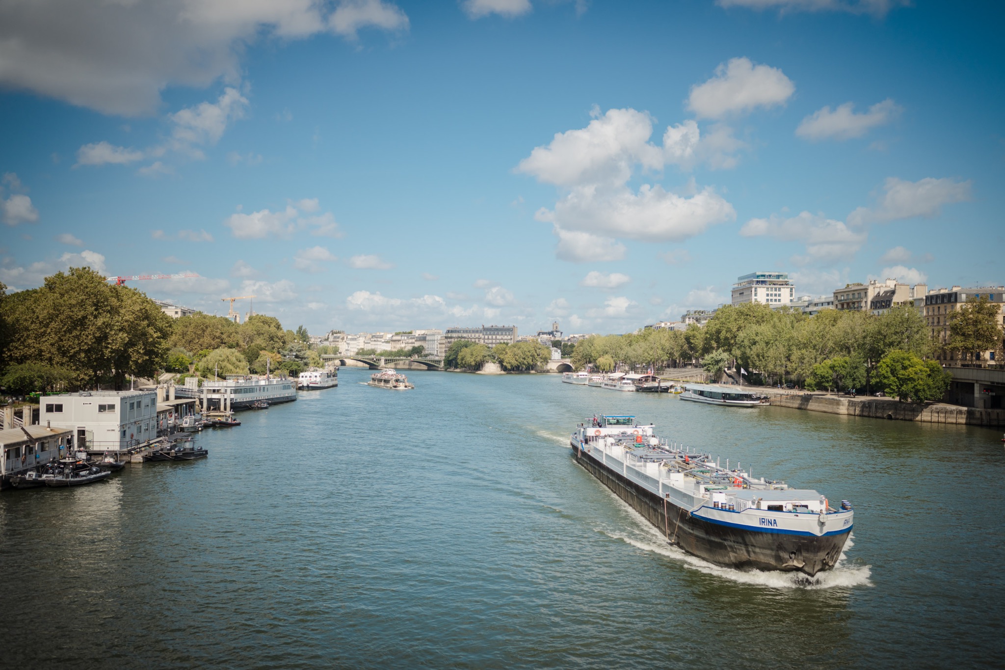 Seine view from pont d'Austerlitz