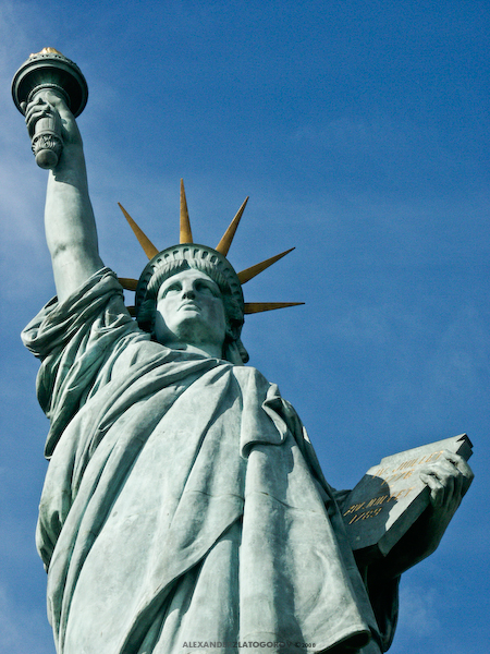 Statue de la Liberté - Ile des Cygnes, Pont de Grenelle, Paris 15ème