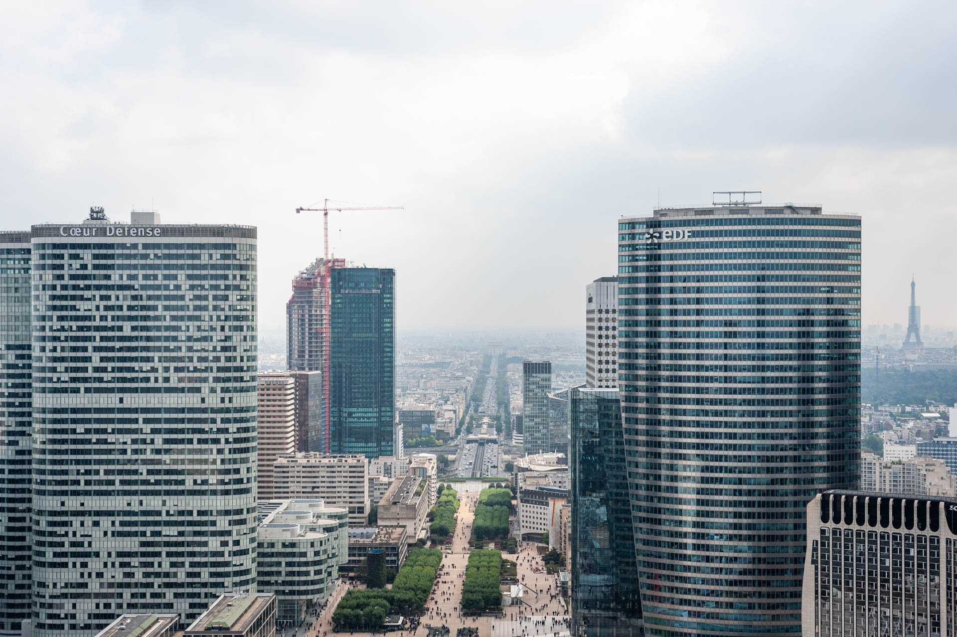 La Défense, view from the Grande Arche