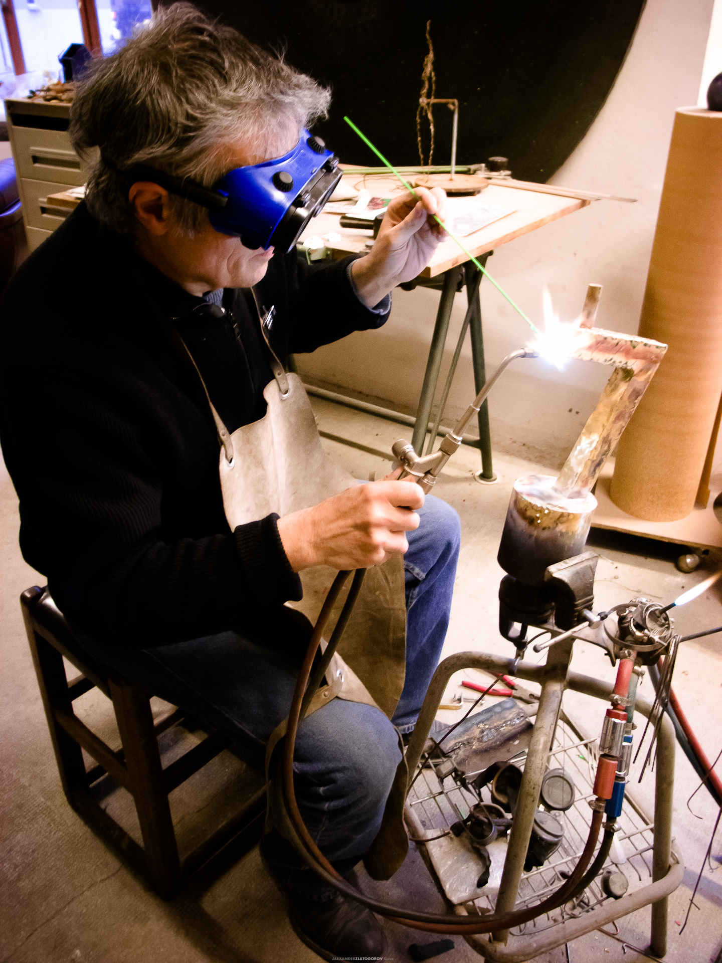 Jean-Paul Reti, sculptor, Paris